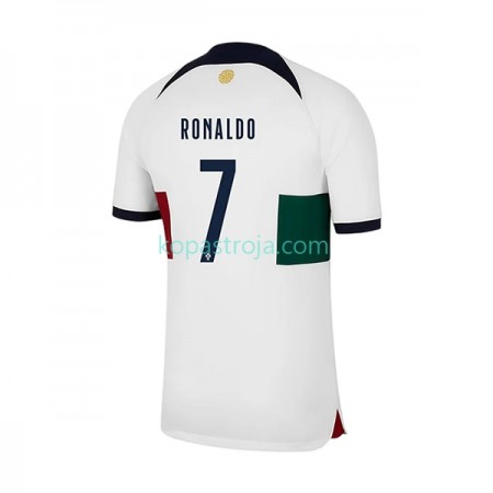 Billiga Fotbollströjor Portugal Ronaldo 7 Borta tröja WM 2022 Kortärmad